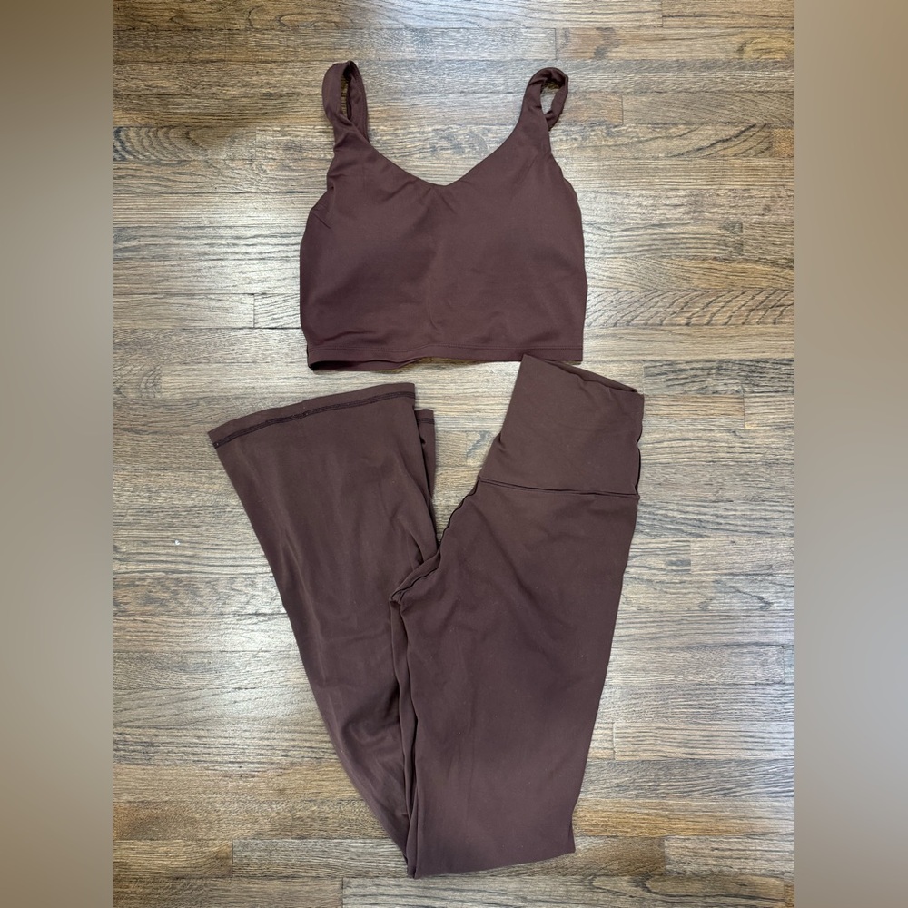 Aerie Brown Leggings and Top Set